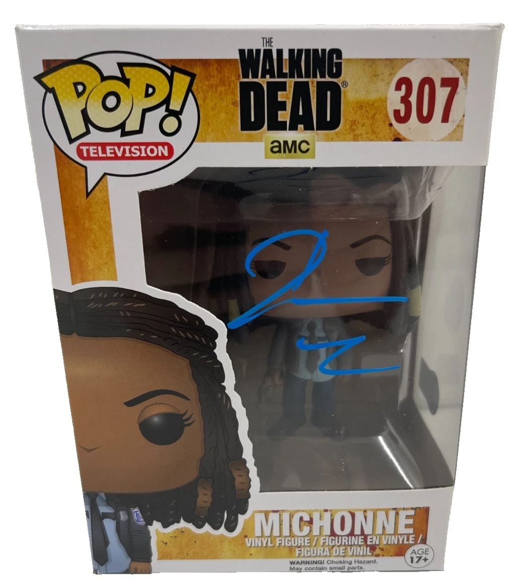 Danai Gurira Signed Funko 307 Michonne Walking Dead Authentic Autograph Beckett