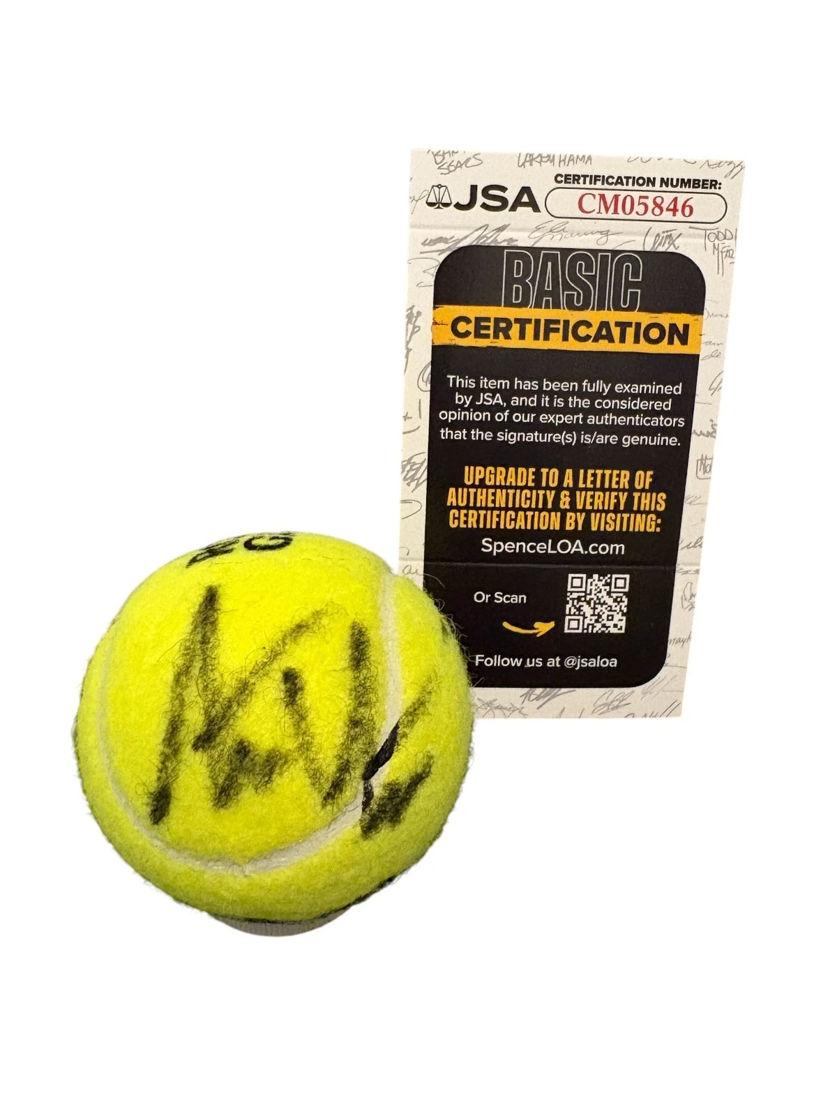 Andre Agassi Signed Autograph Roland Garros Official Tennis Ball Authentic JSA
