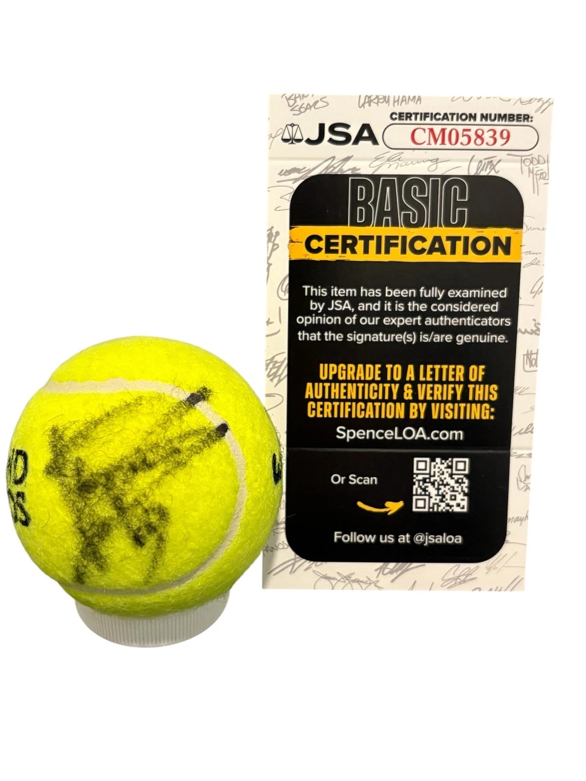 Barbora Krejcikova Signed Autograph Roland Garros Official Tennis Ball JSA COA