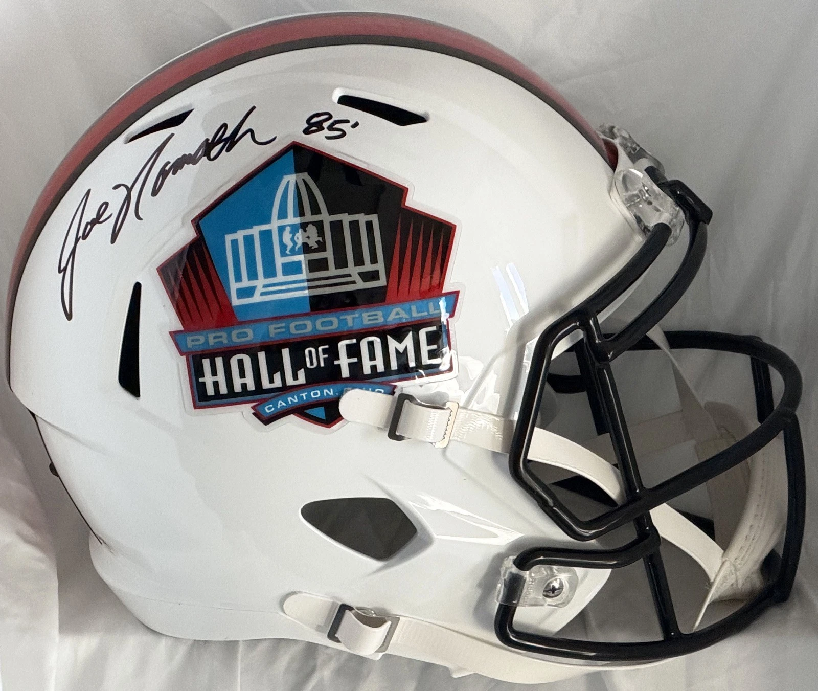 Joe Namath Signed Replica HOF Speed Full Size Helmet PSA DNA 4C53002 w/ HOF 85