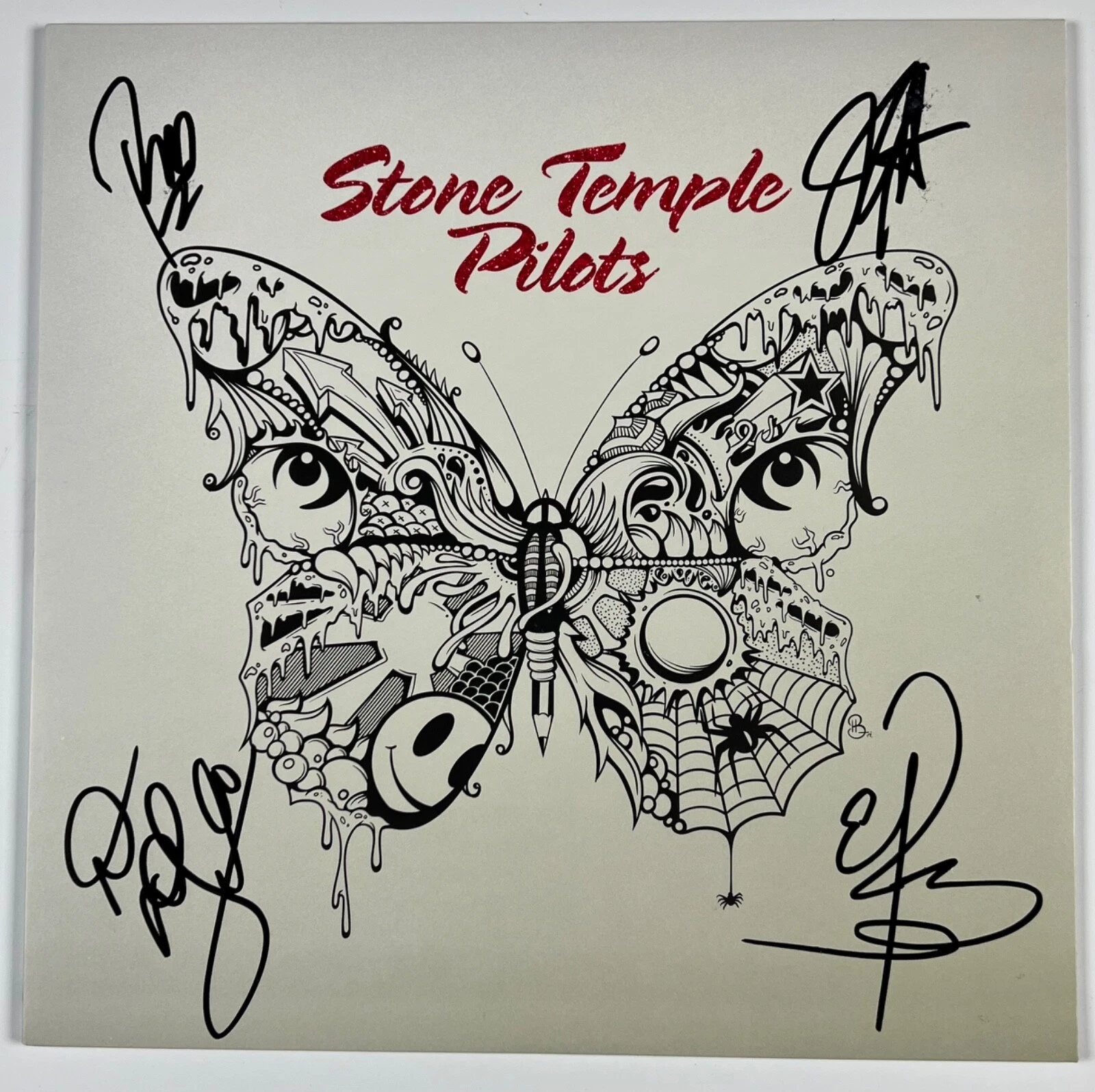 Stone Temple Pilots JSA Signed Autograph Album Record Vinyl Fully Signed