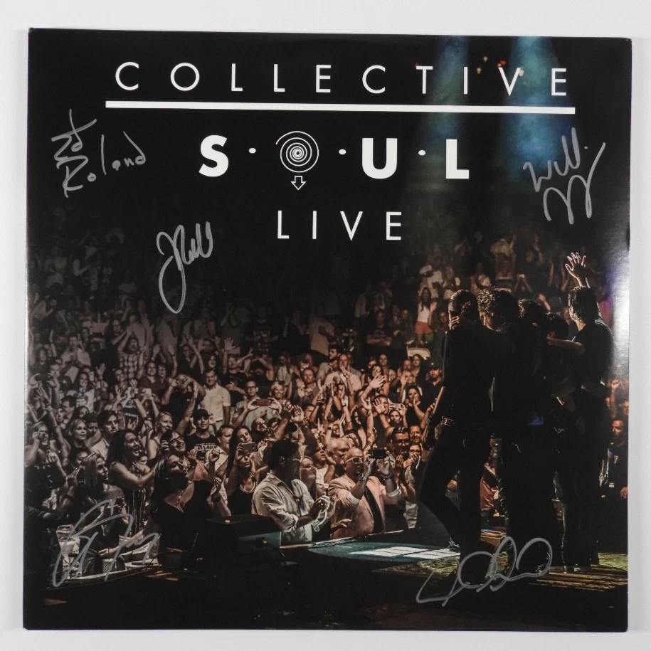 Collective Soul JSA Signed Autograph Album Vinyl Record Fully Signed