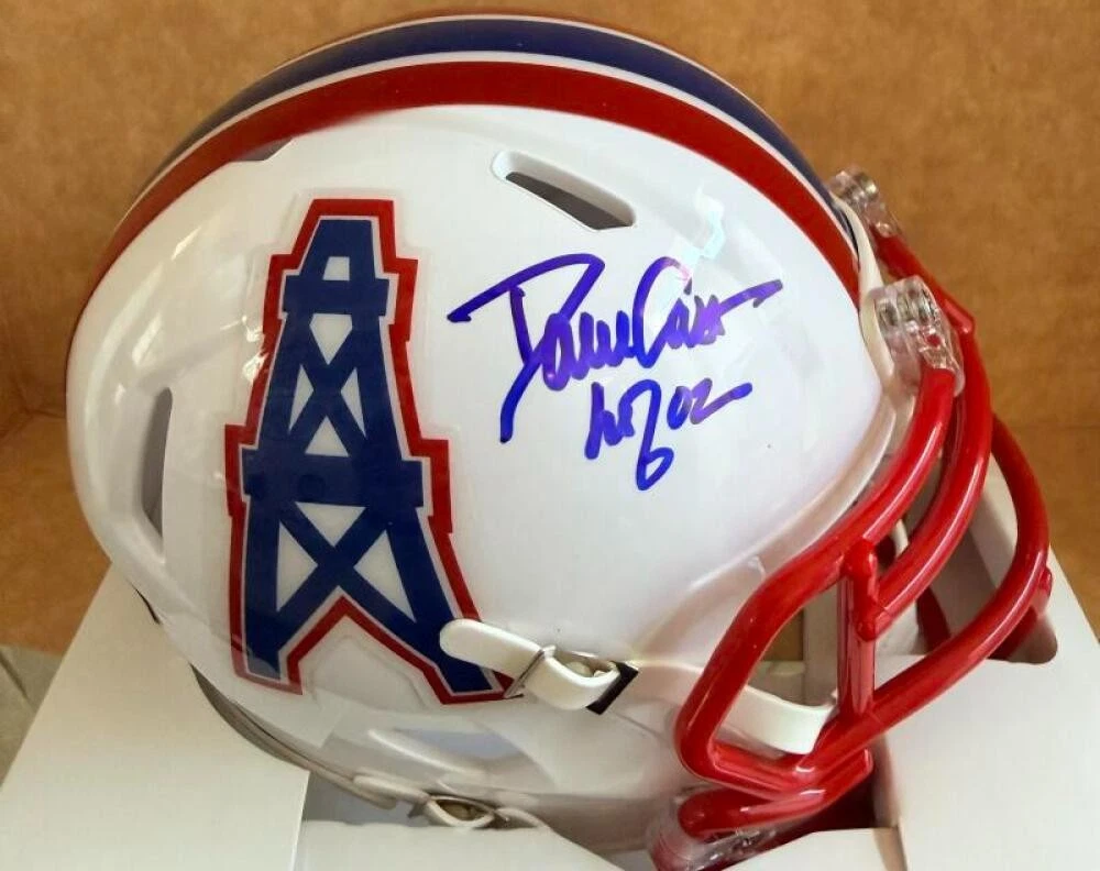 DAVE CASPER HOUSTON OILERS SIGNED MINI HELMET BECKETT AUTH