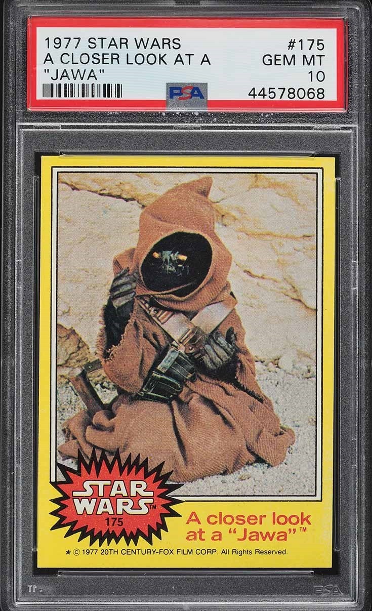 1977 Topps Star Wars A Closer look at a Jawa #175 PSA 10