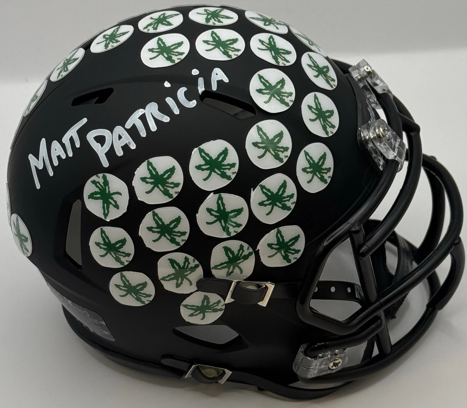 Matt Patricia Signed Autographed Ohio State Buckeyes Mini Helmet PSA/DNA COA