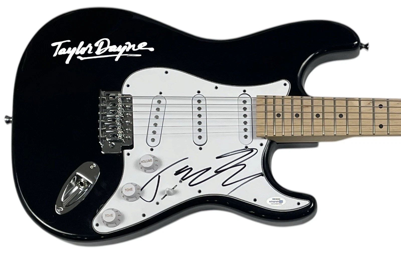 Taylor Dayne Signed Autograph Electric Guitar Tell It To My Heart Singer ACOA