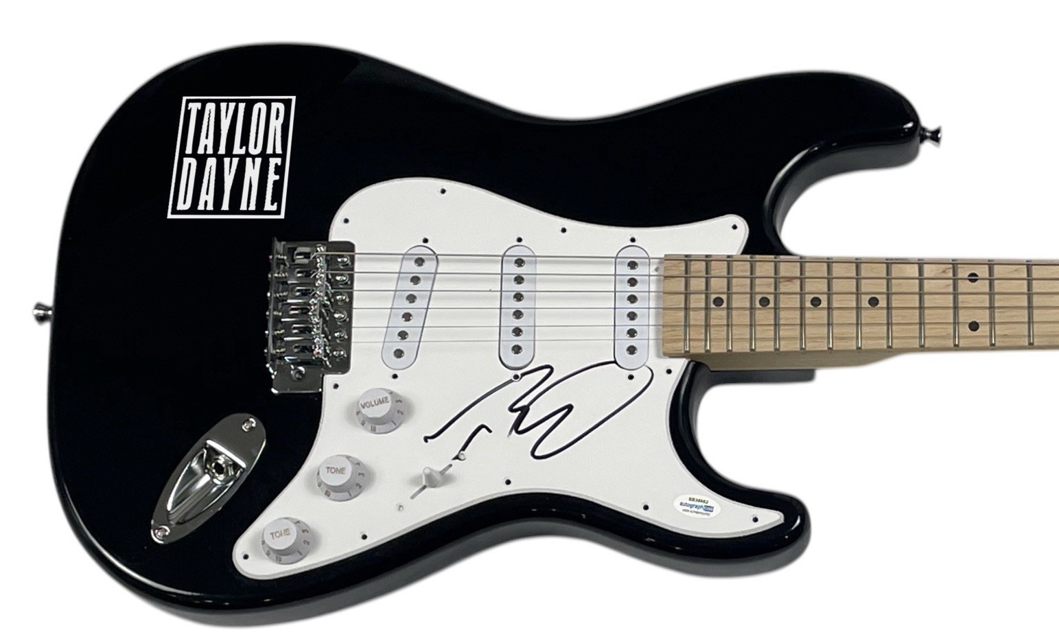 Taylor Dayne Signed Autograph Electric Guitar Tell It To My Heart Singer ACOA