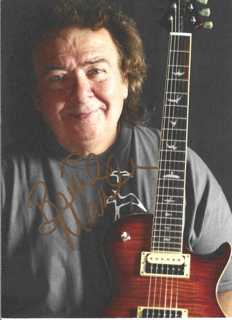 Bernie Marsden of Whitesnake hand SIGNED Concert Flyer Advert #1 COA Autograph