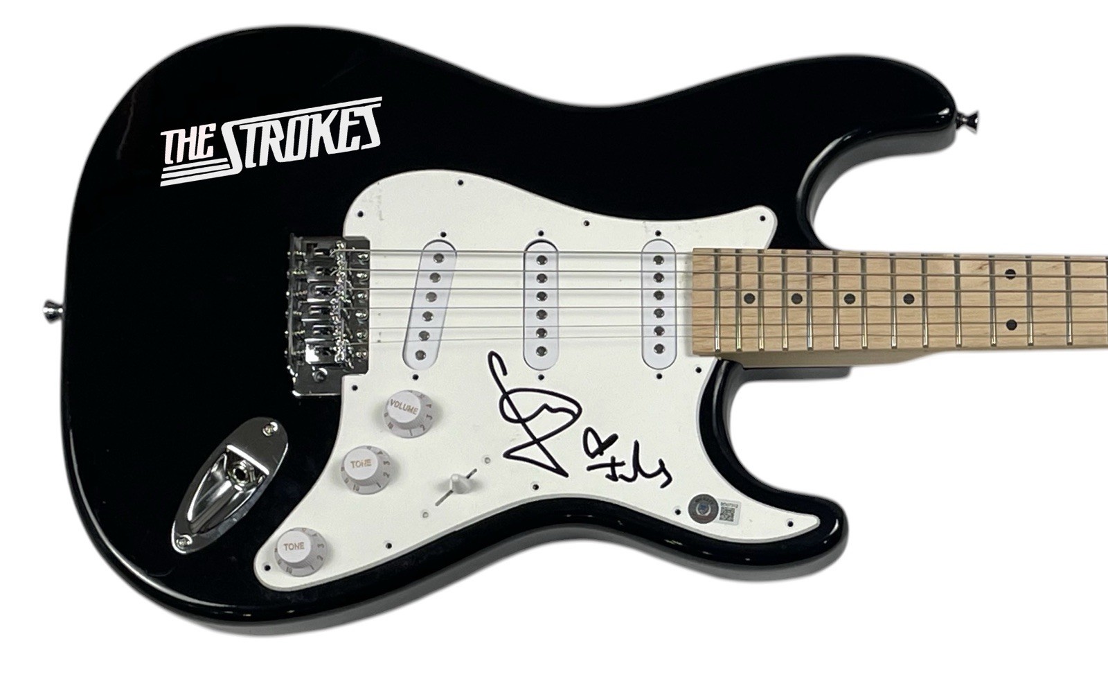Julian Casablancas Signed Autograph Electric Guitar The Strokes Band BAS COA