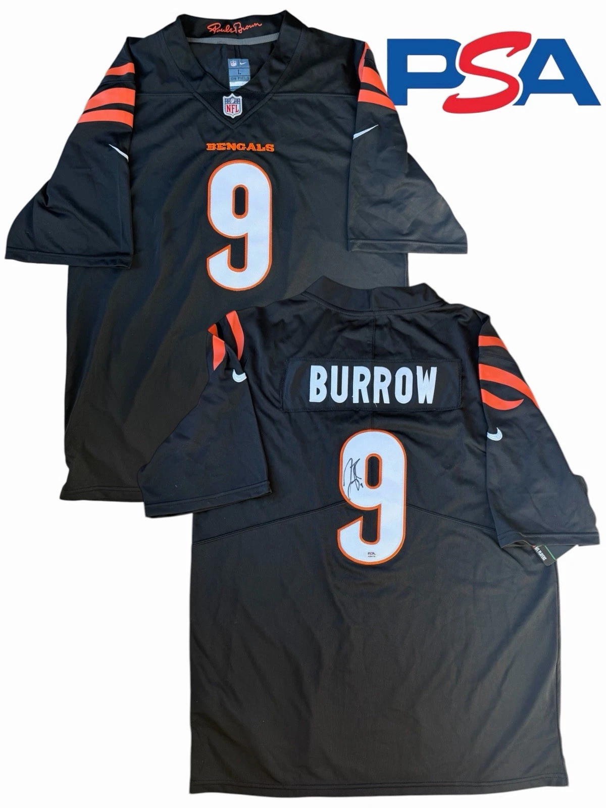 Joe Burrow Signed Autographed Cincinnati Bengals #9 Jersey PSA/DNA AUTO