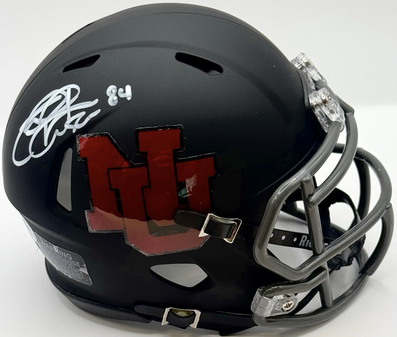 Mike Rucker Signed Autographed Nebraska Cornhuskers Mini Helmet PSA/DNA COA