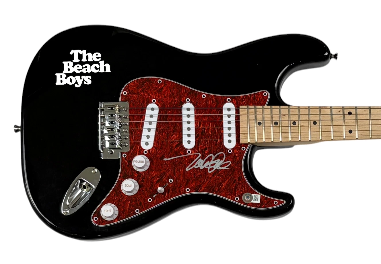 Mike Love The Beach Boys Signed Autograph Electric Guitar Pet Sounds Beckett COA