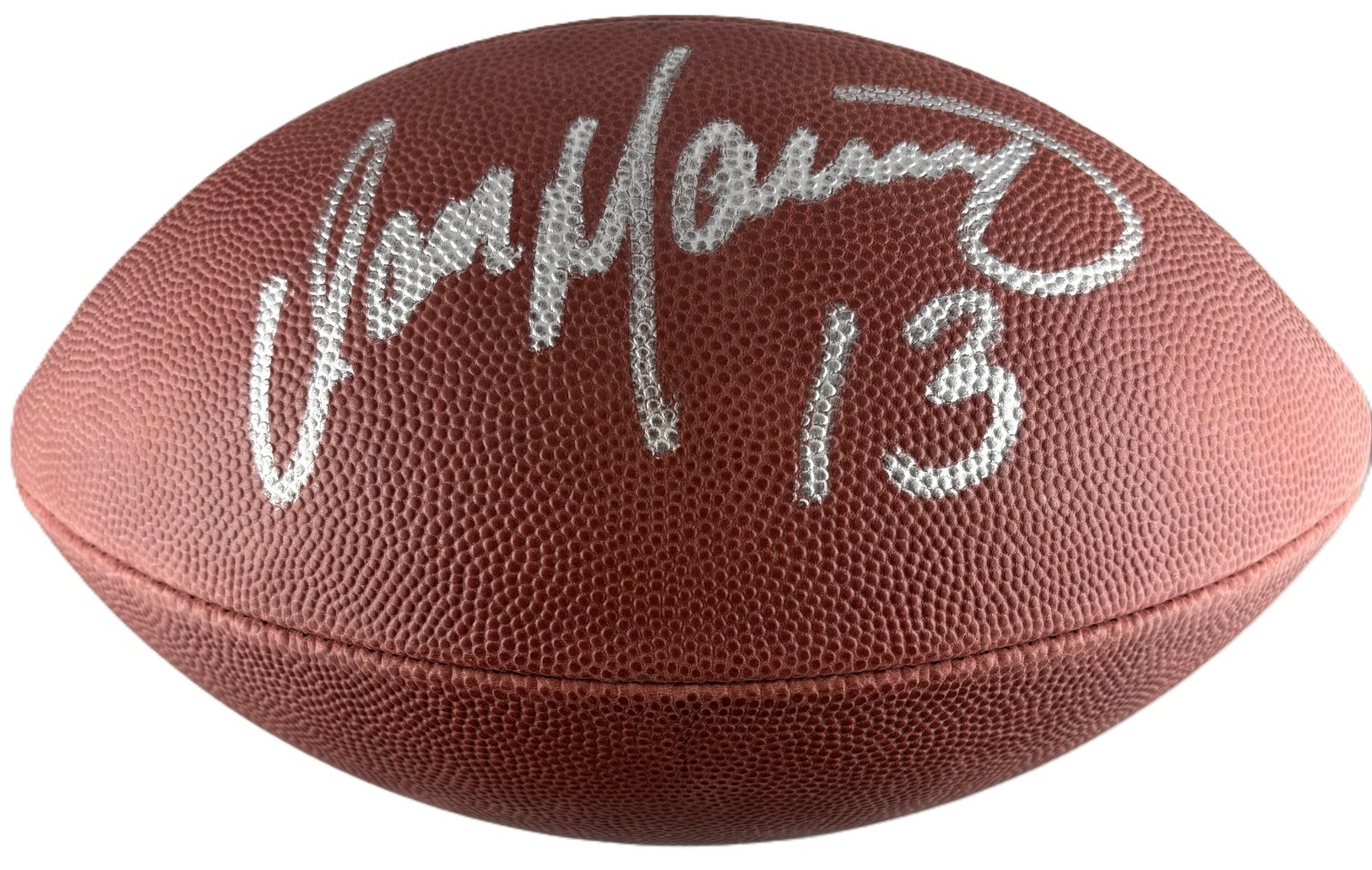 Dan Marino Signed Leather NFL Football Dolphins HOF JSA