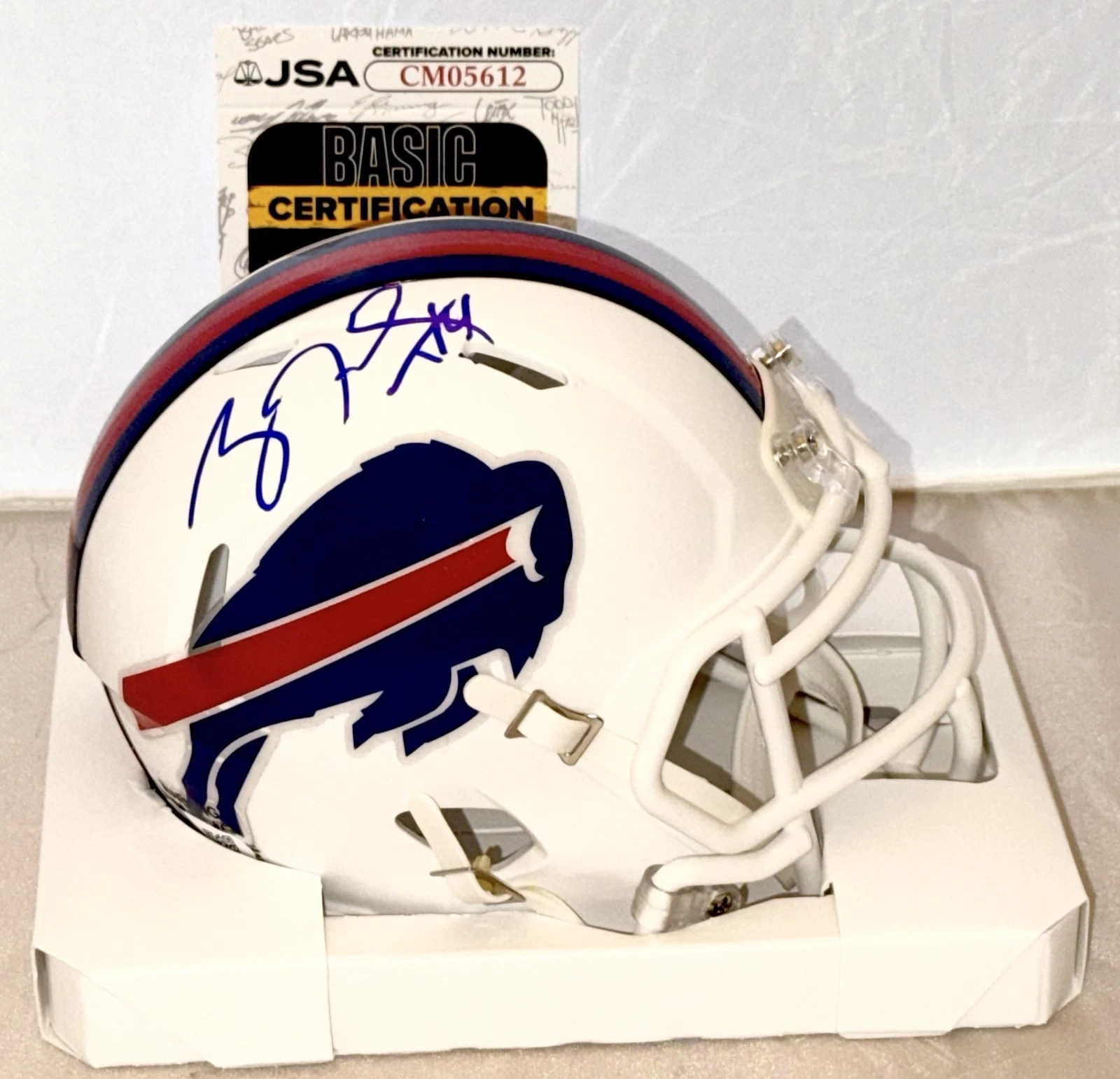 Ryan Fitzpatrick signed Buffalo Bills mini helmet autographed JSA