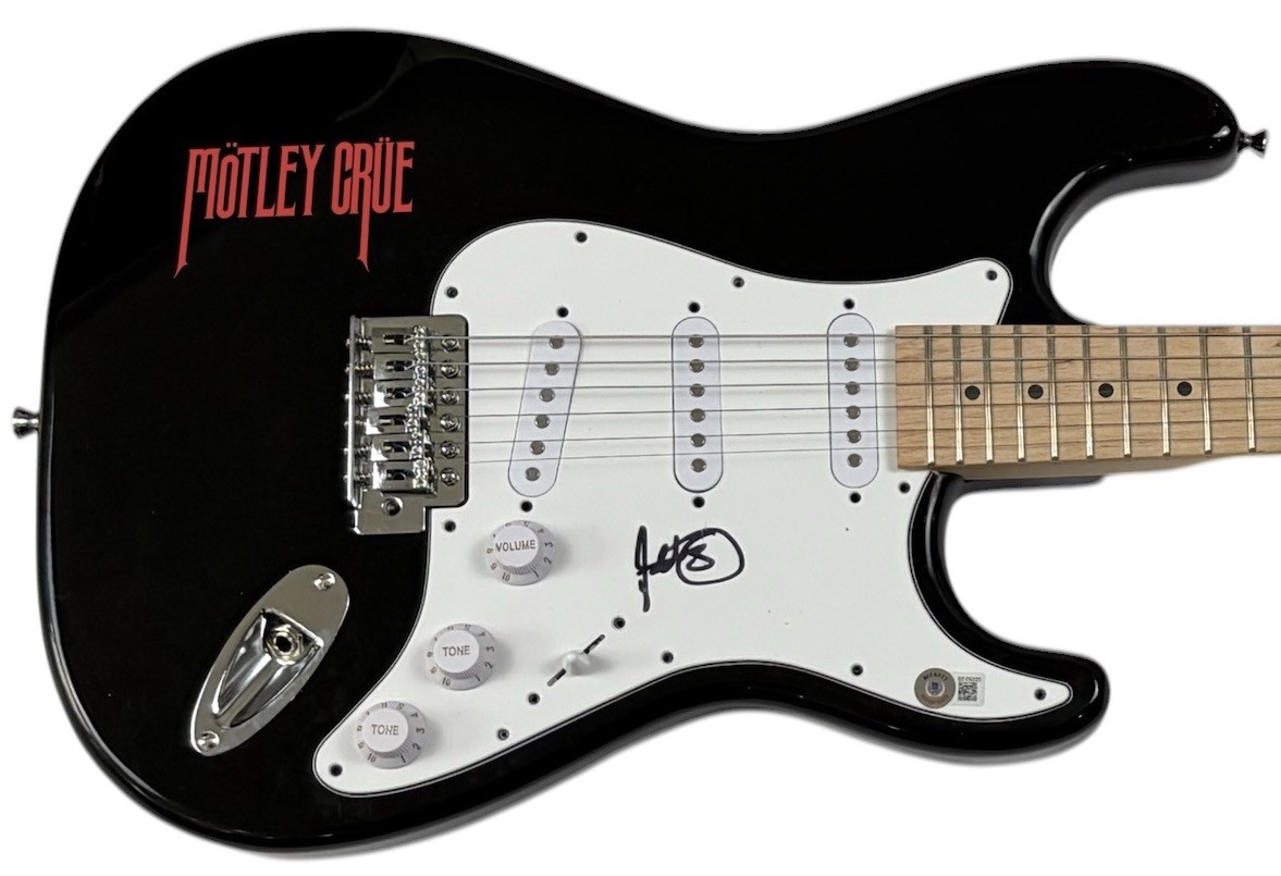JOHN 5 Signed Autograph Electric Guitar MOTLEY CRUE Guitarist Beckett COA