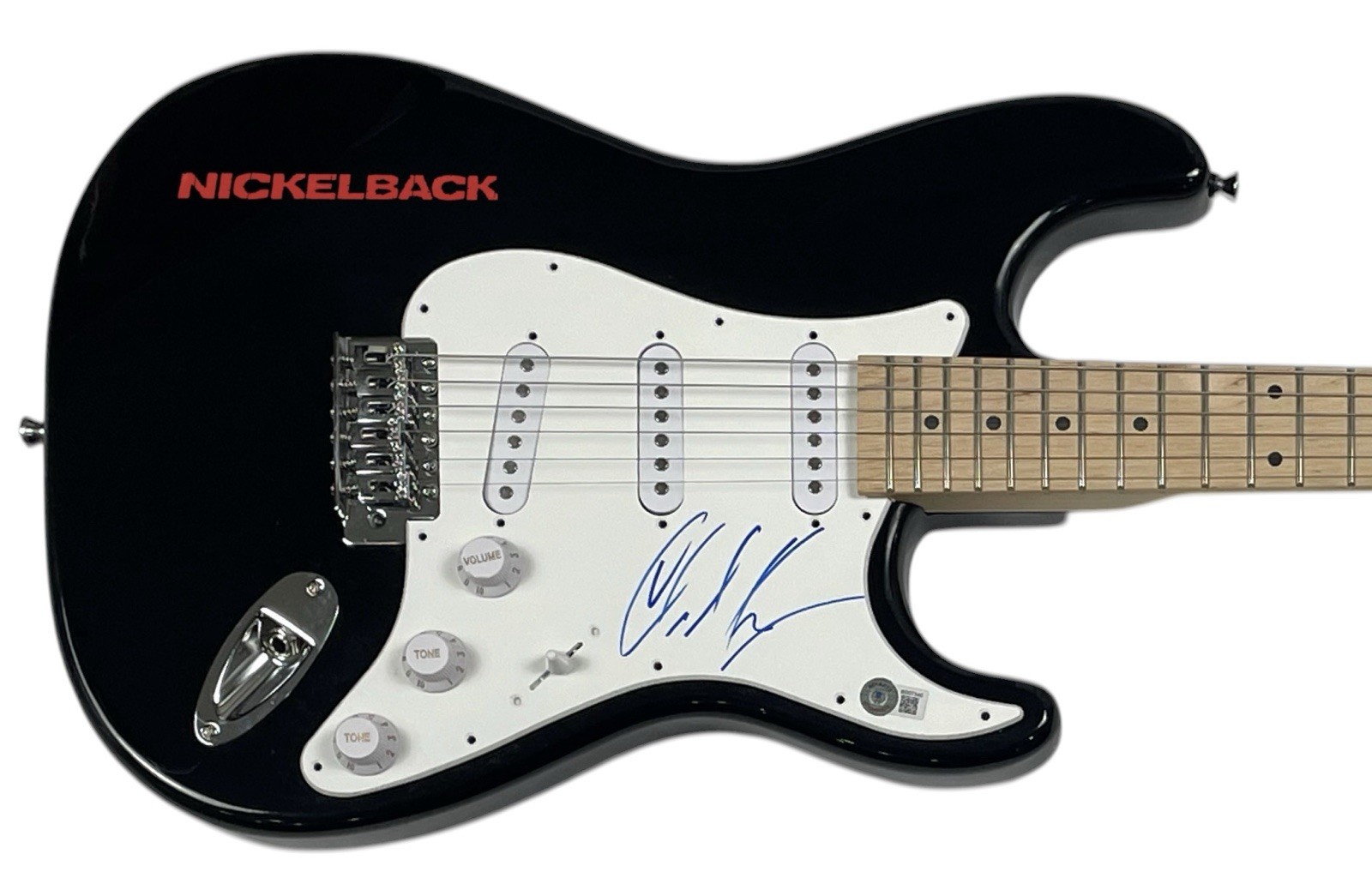 Chad Kroeger NICKELBACK Signed Autograph Electric Guitar Lead Singer Beckett COA