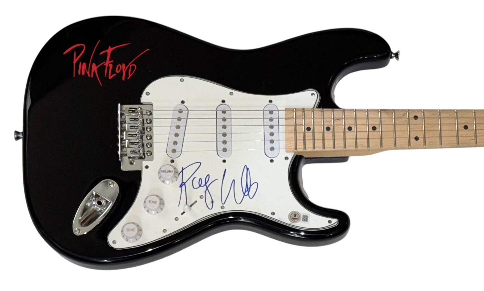 Roger Waters Pink Floyd Signed Autograph Electric Guitar The Wall Beckett COA