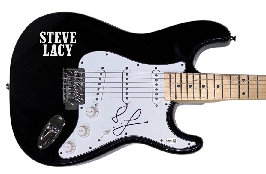 Steve Lacy Signed Autograph Electric Guitar Apollo XXI Gemini Rights Singer JSA