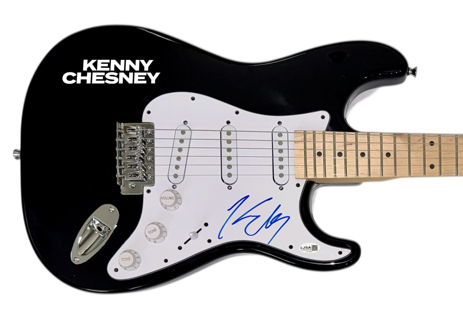 Kenny Chesney Signed Autograph Electric Guitar Country Music Singer JSA COA