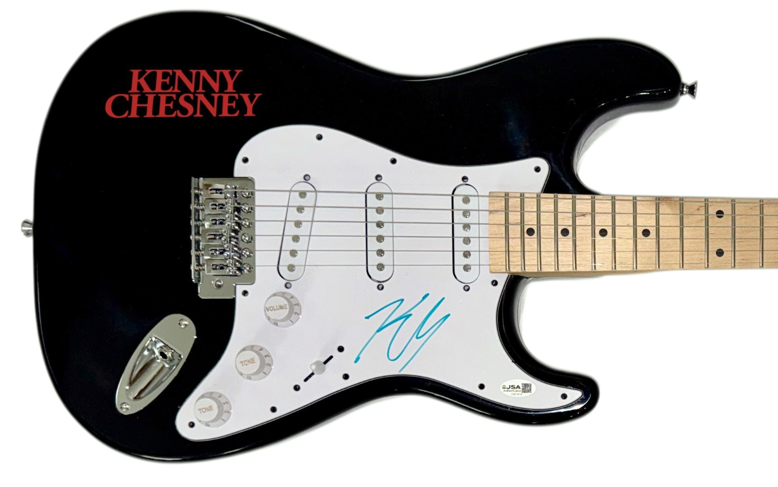 Kenny Chesney Signed Autograph Electric Guitar Country Music Singer JSA COA