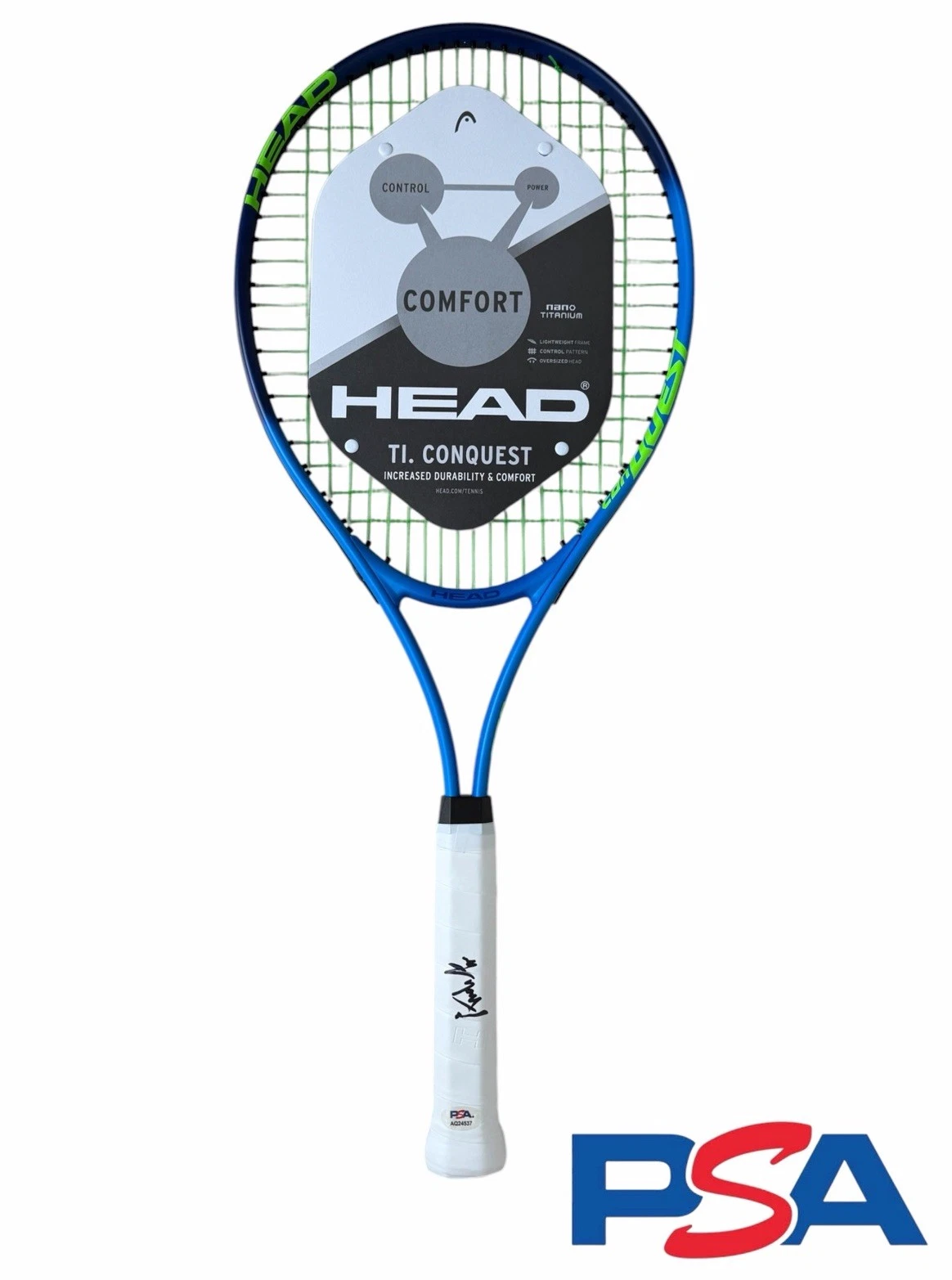 Andre Agassi Signed Head Tennis Racket Racquet PSA AUTO Grand Slam Champion