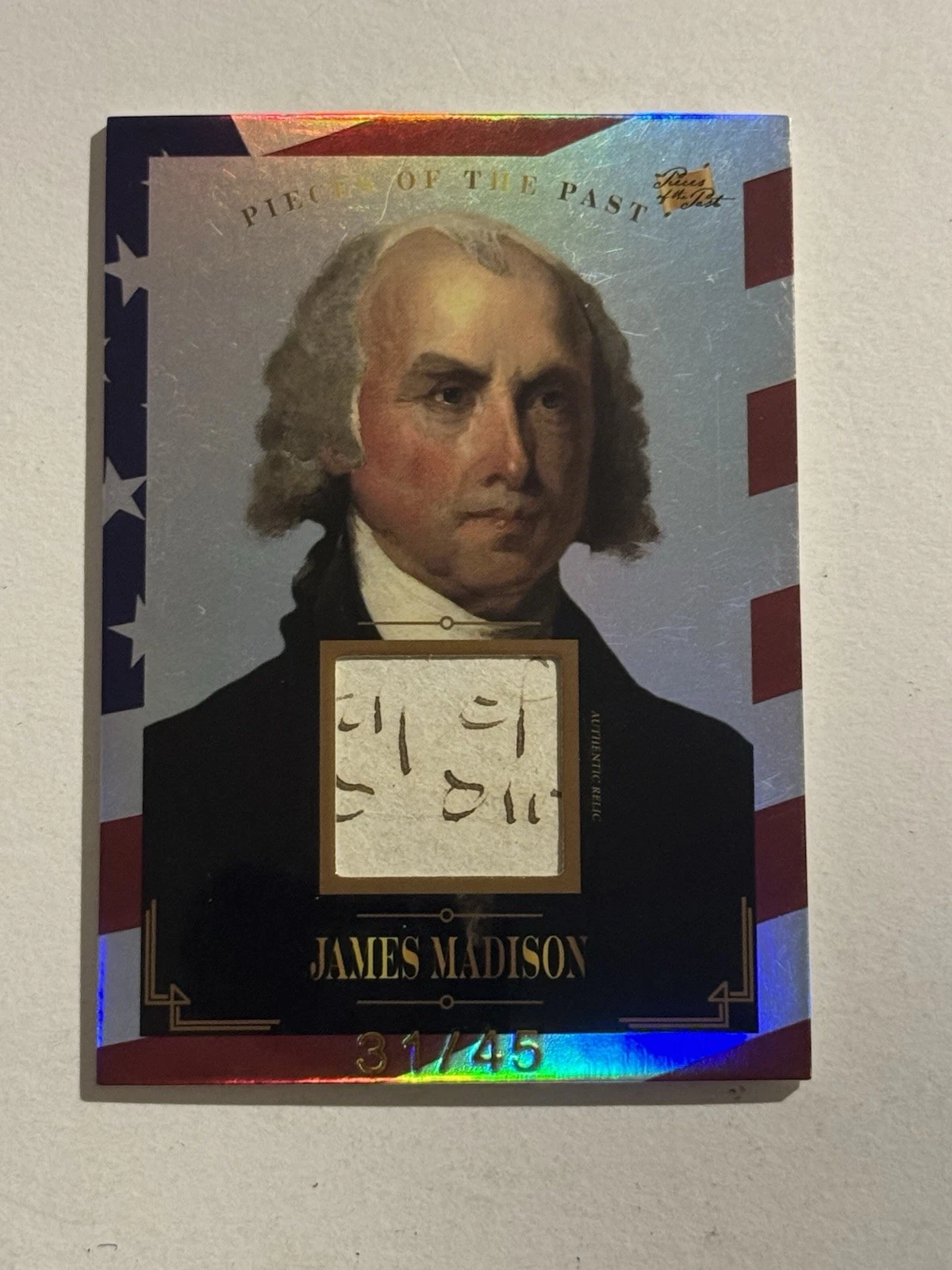 2023 The Bar Pieces of Past Historical Premium Edition 31/45 James Madison