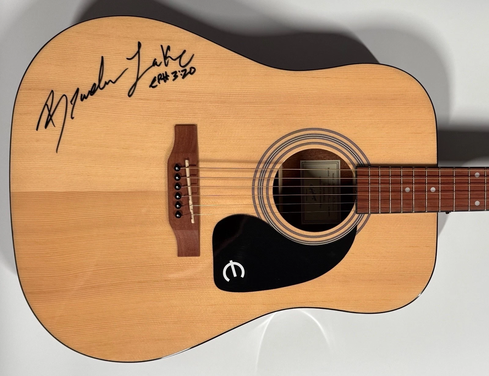 Brandon Lake ACOA Signed Autograph Acoustic Epiphone Guitar
