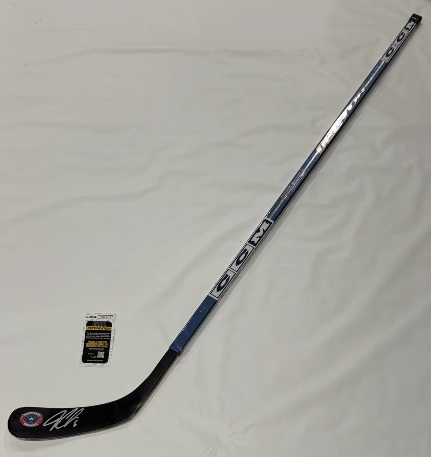 JAKOB CHYCHRUN SIGNED FULL SIZE HOCKEY STICK WASHINGTON CAPITALS JSA COA