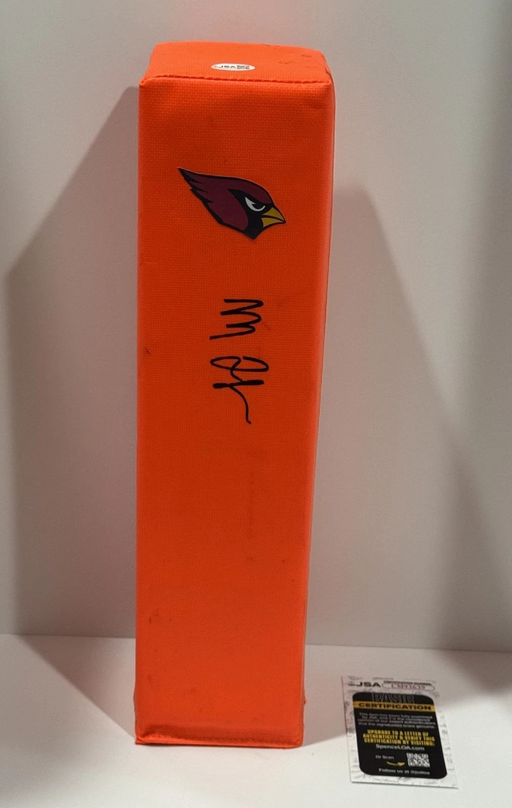 MIKE LAFLEUR SIGNED TOUCHDOWN PYLON ARIZONA CARDINALS FOOTBALL JSA COA