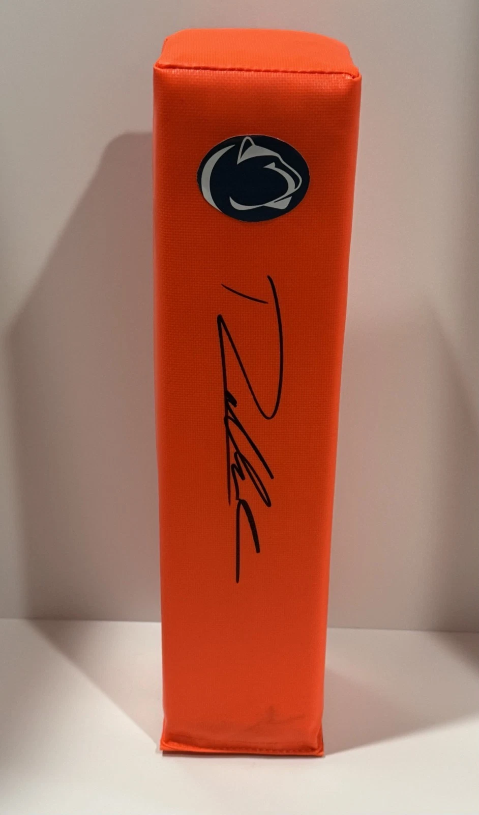 DREW ALLAR SIGNED TOUCHDOWN PYLON PENN ST. NITTANY LIONS STATE PROOF ST