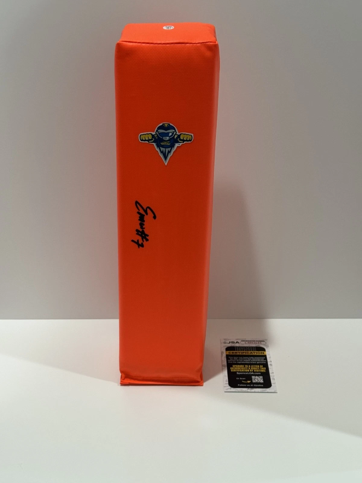 EMMANUEL MCNEIL-WARREN SIGNED TOUCHDOWN PYLON TOLEDO ROCKETS JSA COA