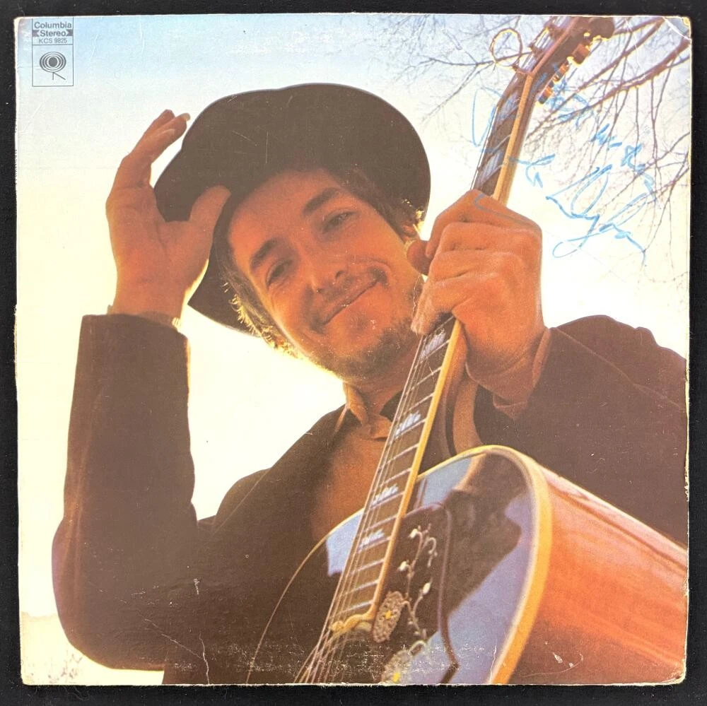 Bob Dylan Signed Autograph Album Vinyl Record LP - Nashville Skyline w/ PSA COA
