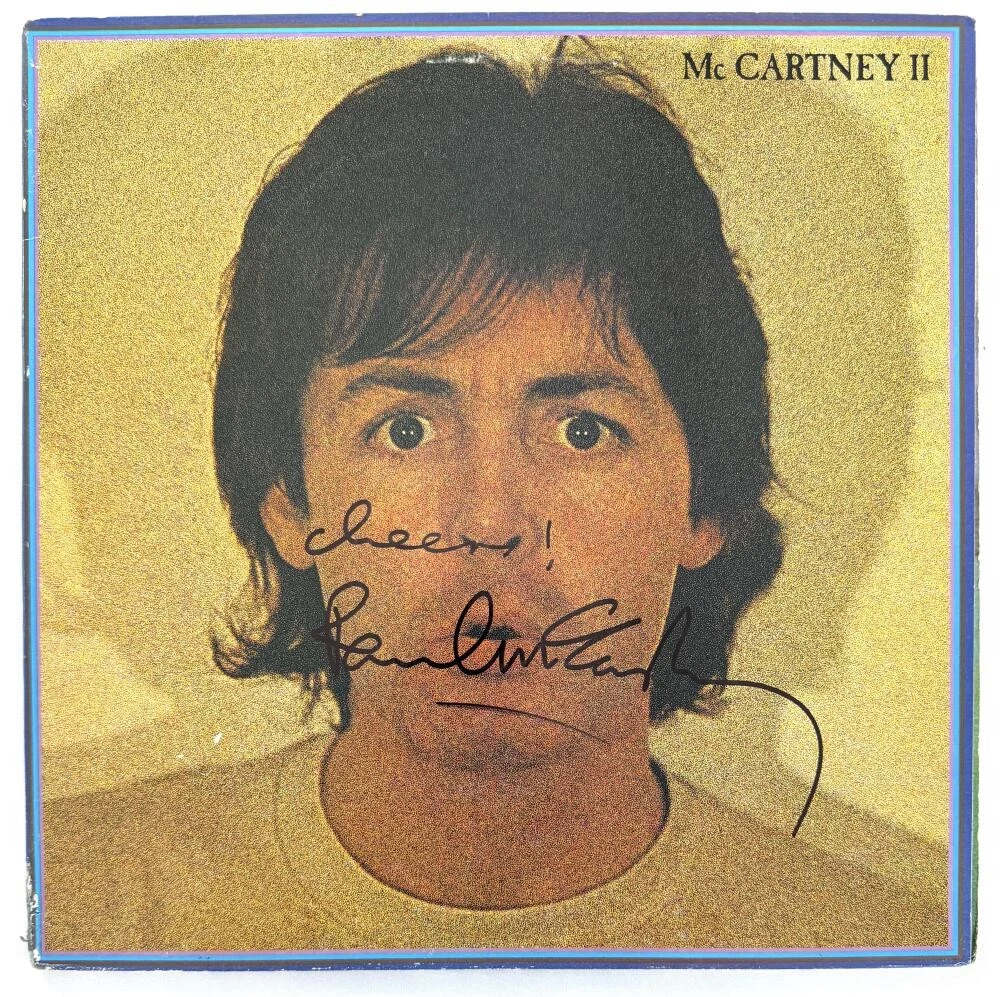 Paul McCartney The Beatles Signed Autograph II Album Vinyl Record LP w/ JSA COA