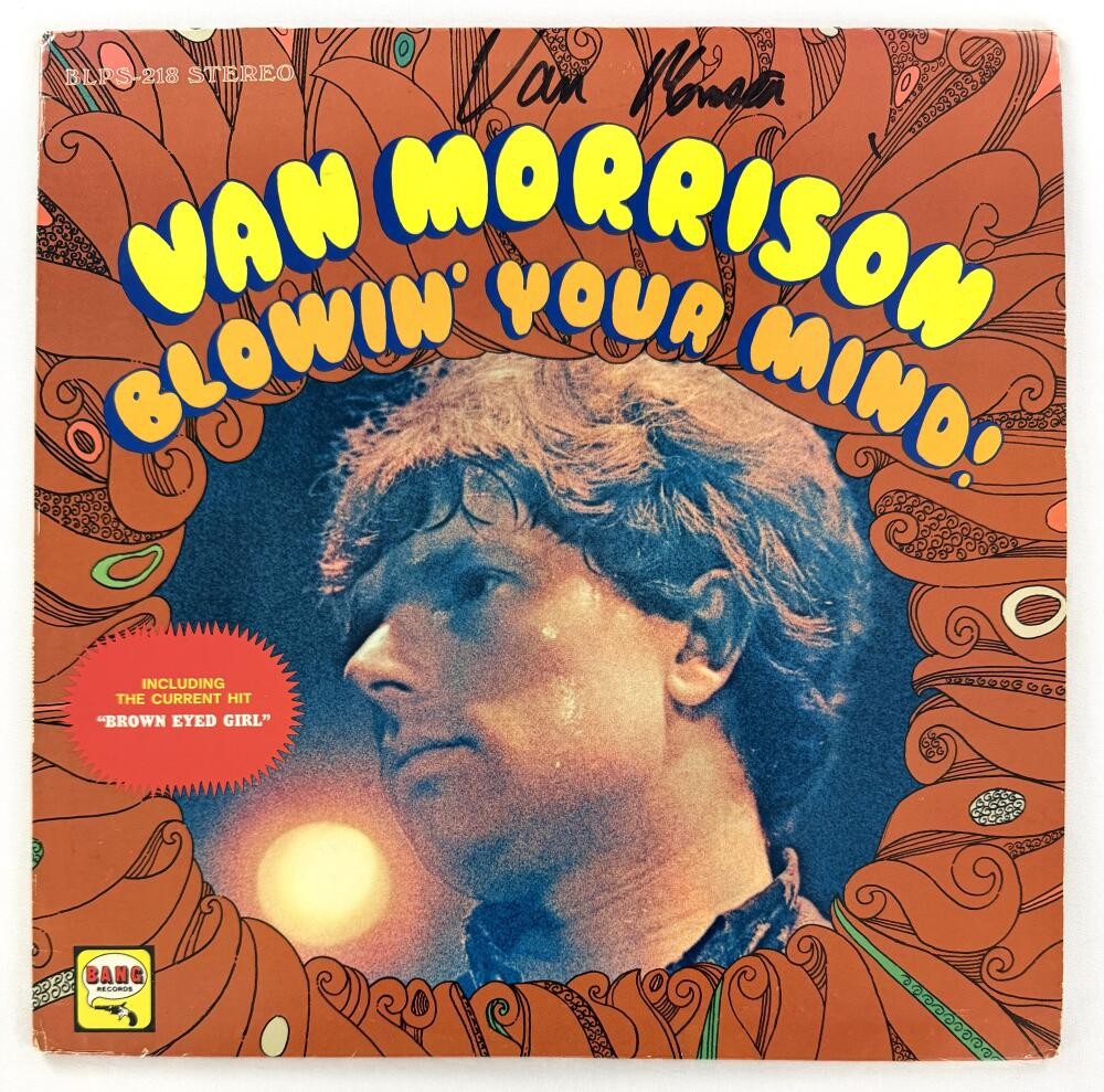 Van Morrison Signed Autograph Blowin Your Mind! Album Vinyl Record LP w/ JSA COA