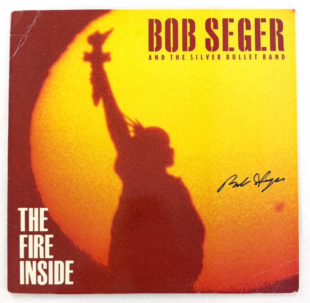 Bob Seger Signed Autograph The Fire Inside Album Vinyl Record - RARE! w/ JSA COA