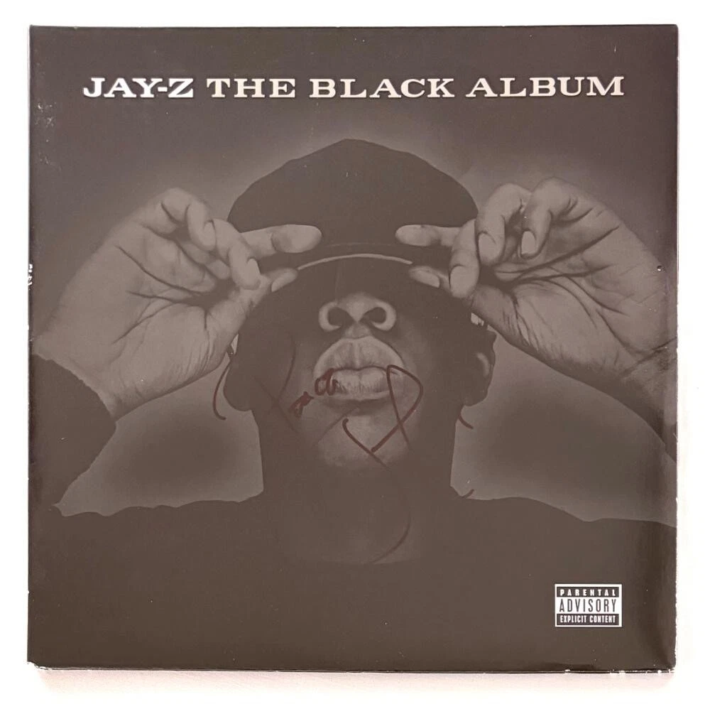 Jay-Z Sean Carter Signed Autograph The Black Album Vinyl Record w/ Peace JSA COA