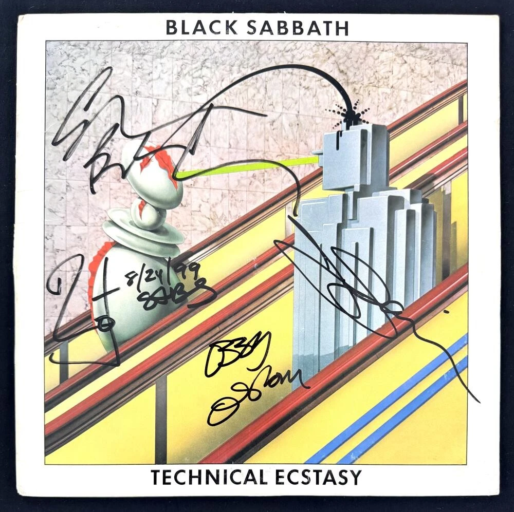 Black Sabbath Band Signed Autograph Album Record Ozzy Osbourne Tony Iommi ++ PSA