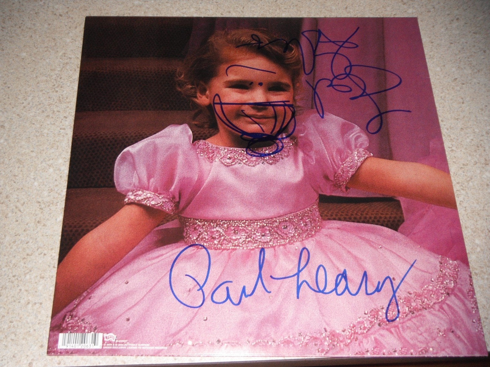BUTTHOLE SURFERS SIGNED CREAM CORN FROM THE SOCKET OF DAVIS VINYL ALBUM