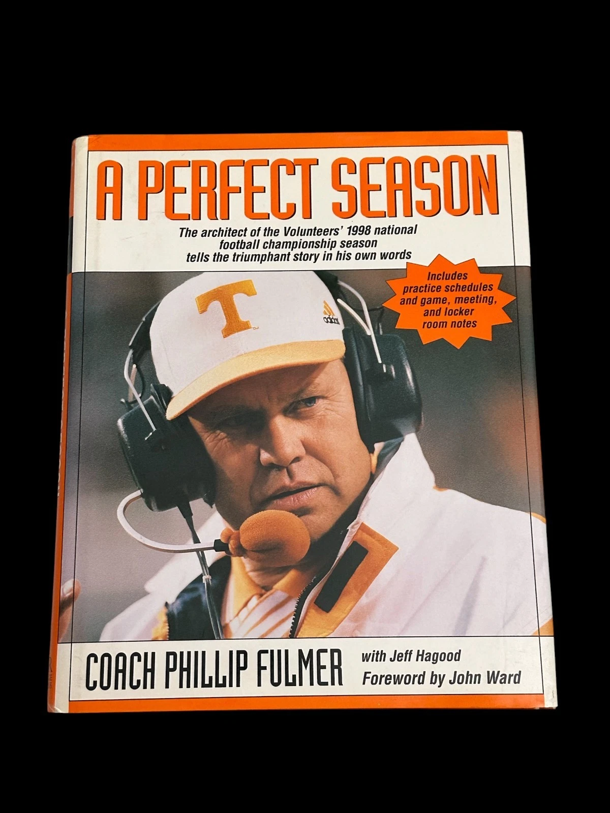 Phillip Fulmer Tennessee Volunteers National Champ HOF Signed Autograph Book JSA