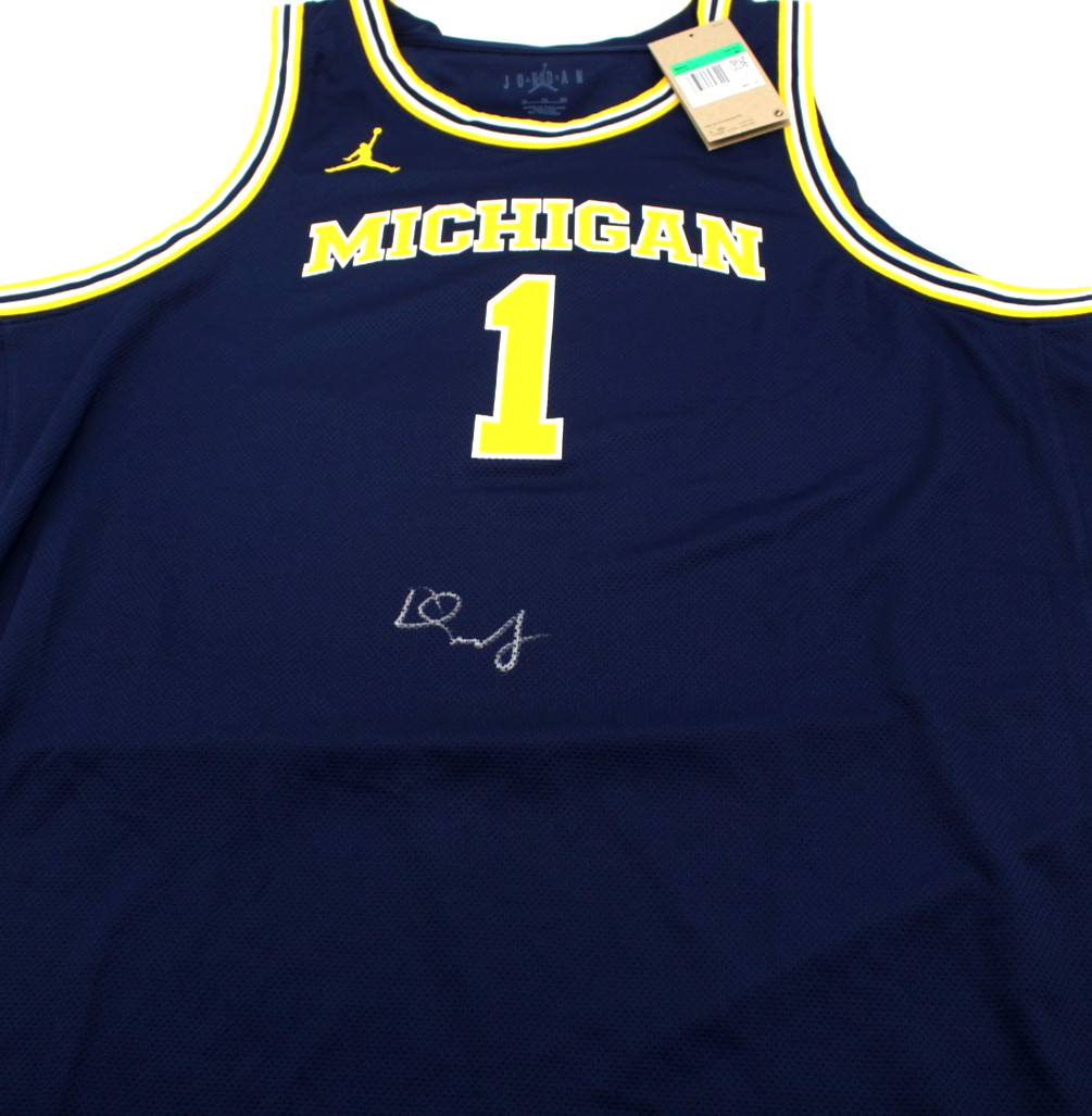 Dusty May Michigan Wolverines Signed Basketball Jersey w/Beckett COA BW54153