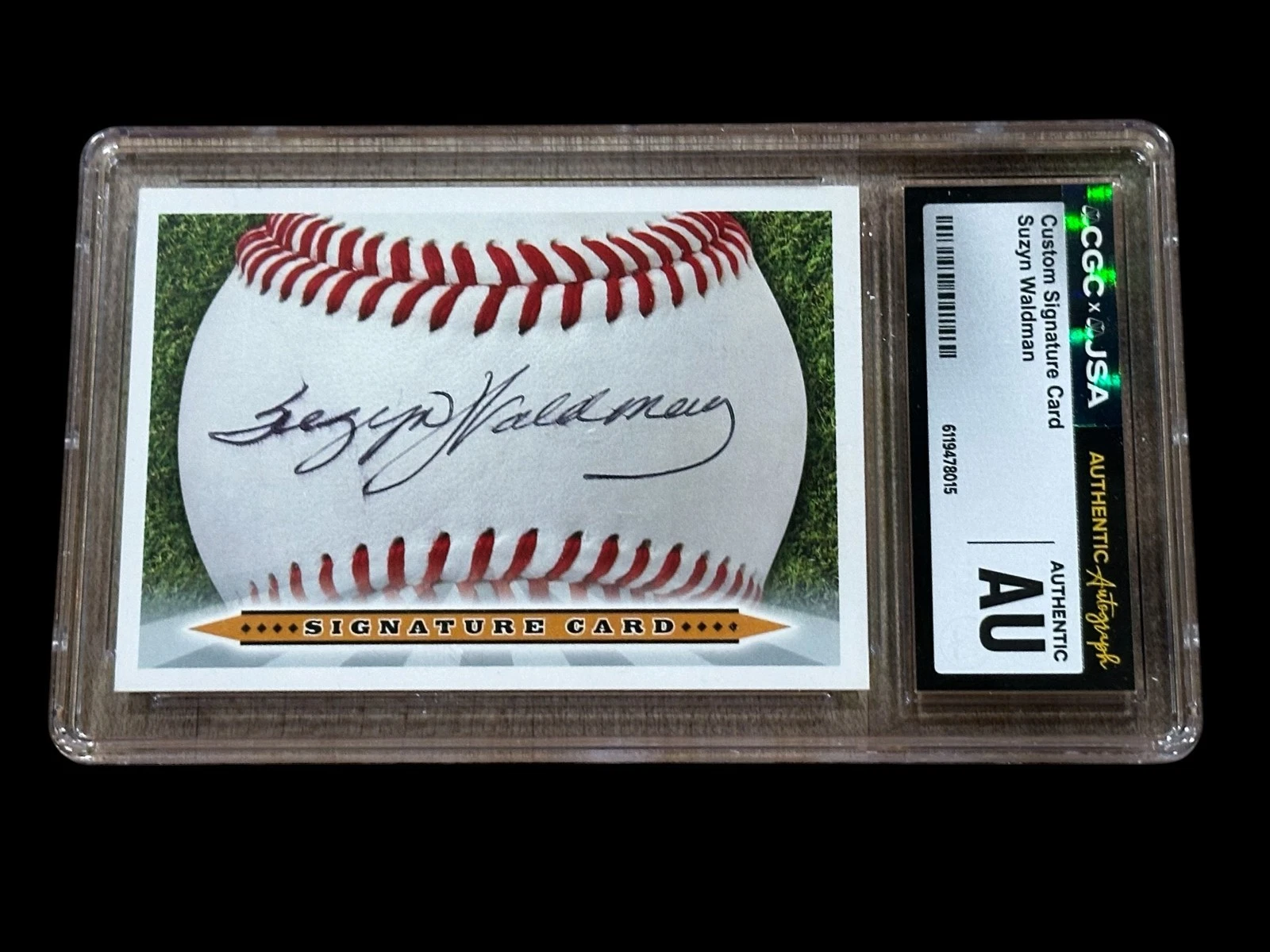 Suzyn Waldman NY New York Yankees Commentator Signed Autograph CGC JSA Slab