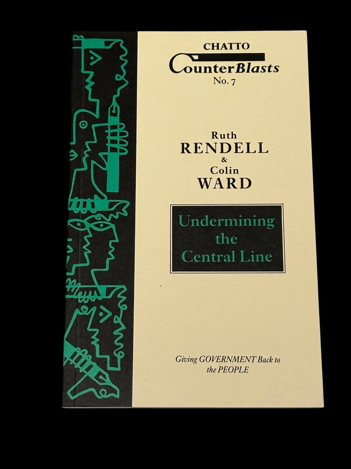 Ruth Rendell Colin Ward Undermining The Central Line CounterBlasts Signed Book