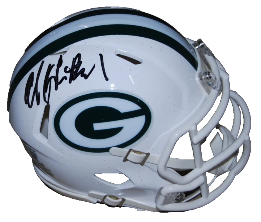 AL HARRIS signed (GREEN BAY PACKERS) white mini football helmet BECKETT BW61156