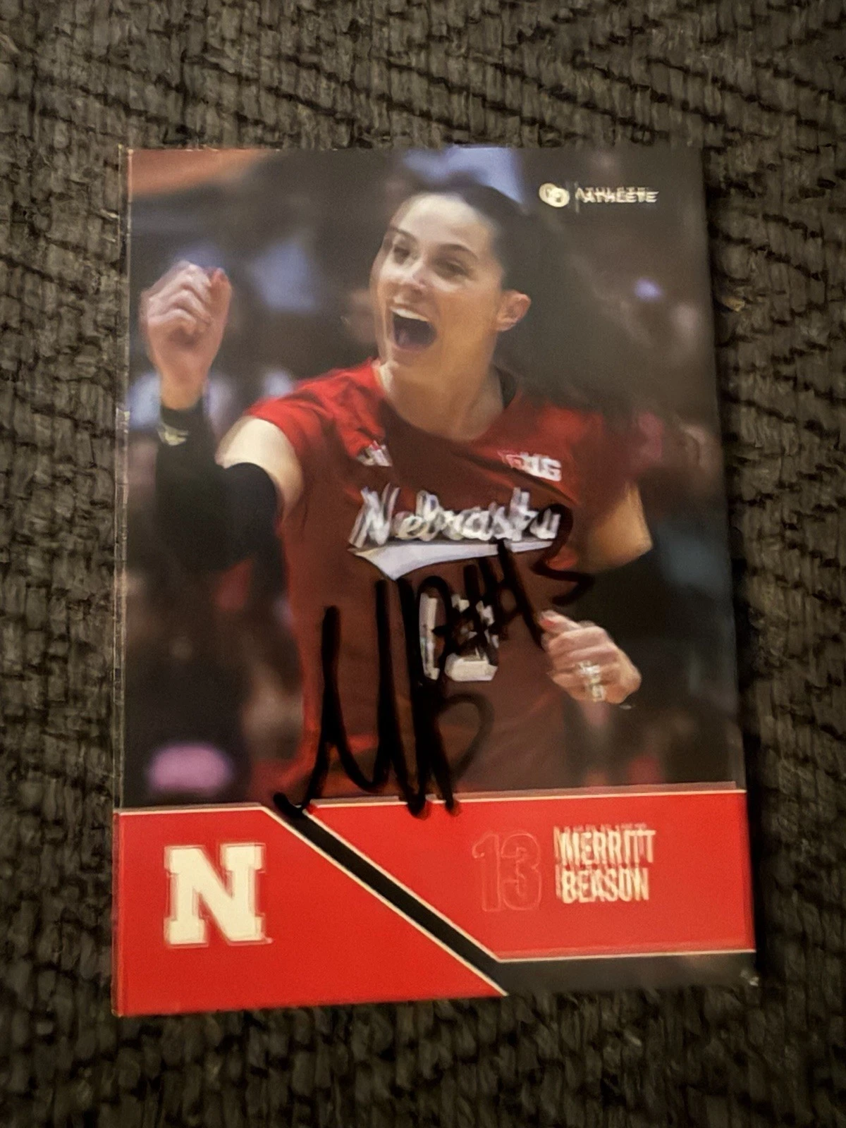 Merritt Beason Signed In Person Trading Card Autographed Volleyball