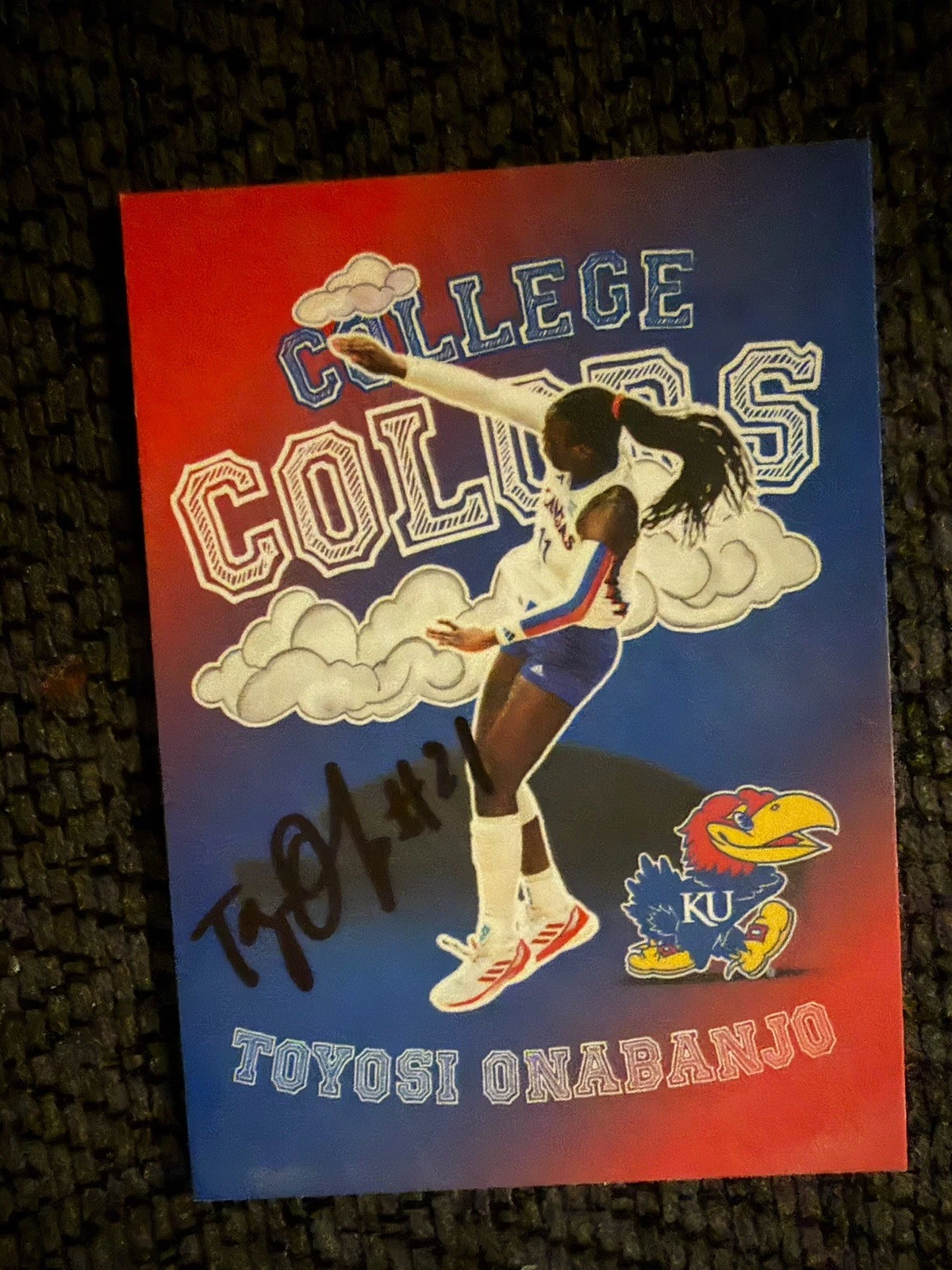 Toyosi Onabanjo Signed In Person Trading Card Autographed Volleyball