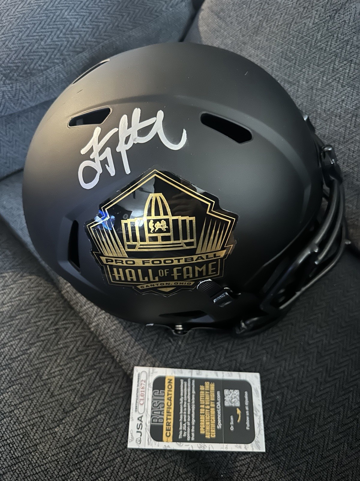 Troy Aikman Signed Full Size Helmet F/S JSA Authentication COA Hall Of Fame