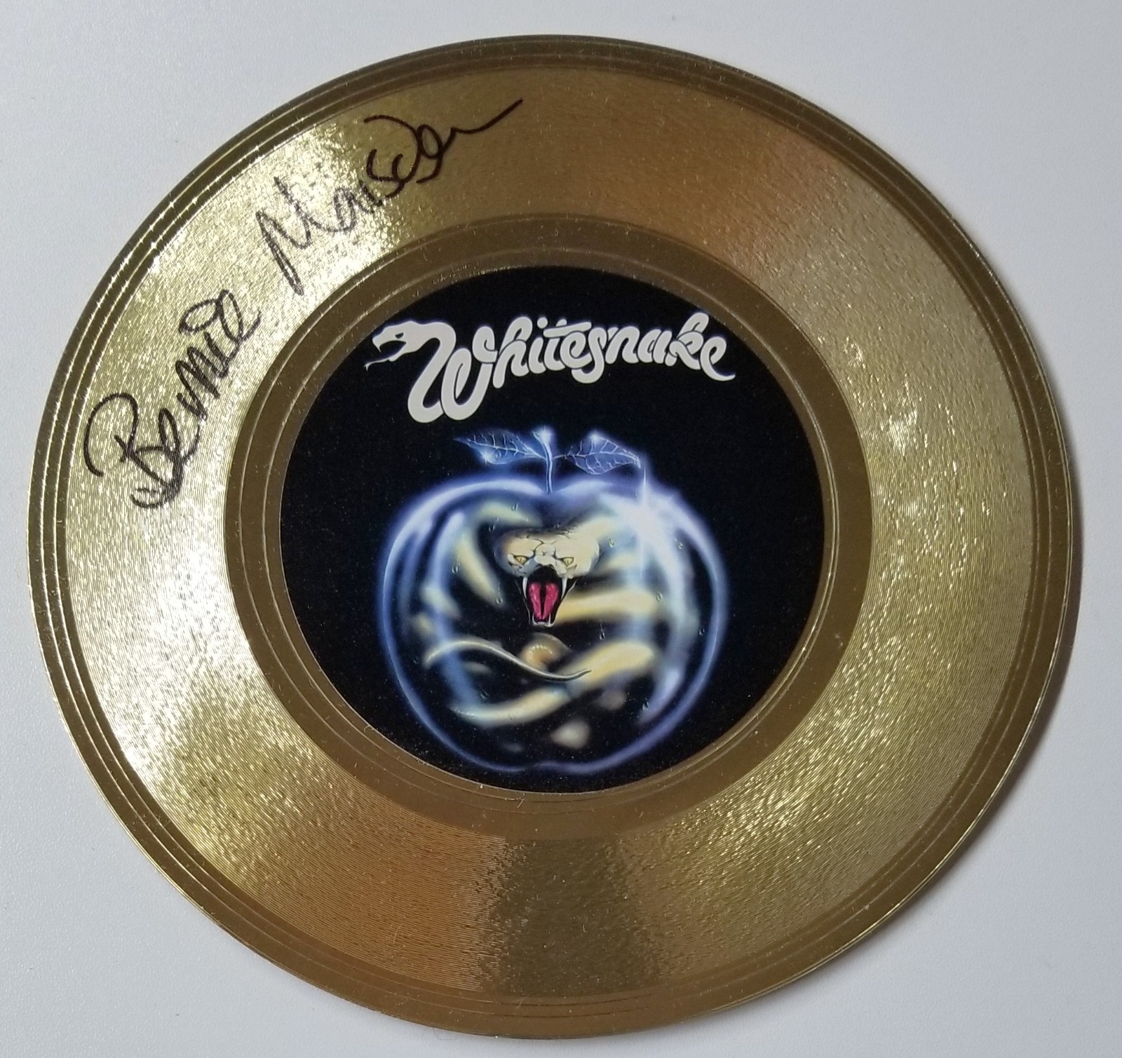 Bernie Marsden of Whitesnake REAL hand SIGNED 7