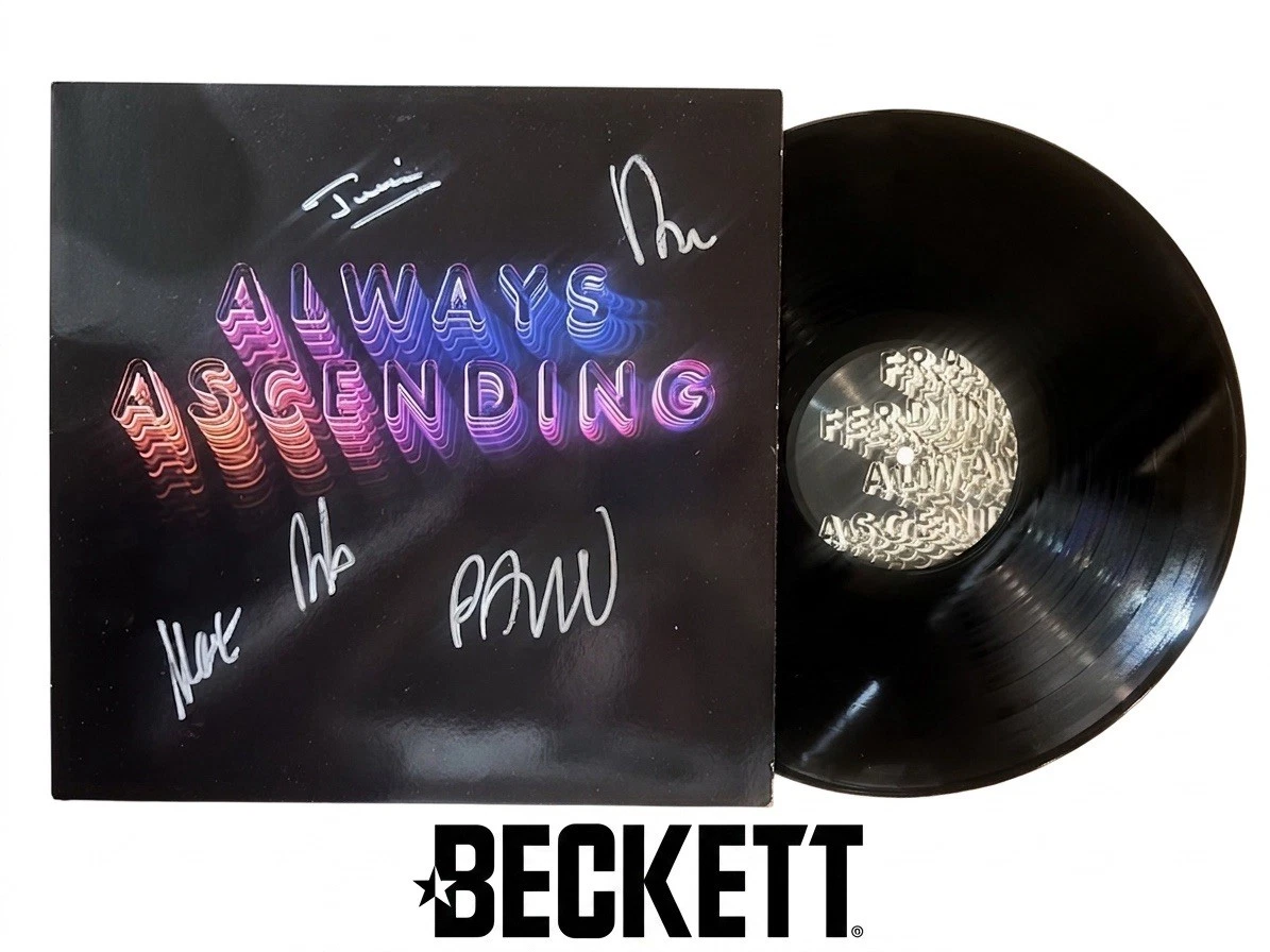 Franz Ferdinand Signed Always Ascending Vinyl Auto Beckett Authentic Whole Band