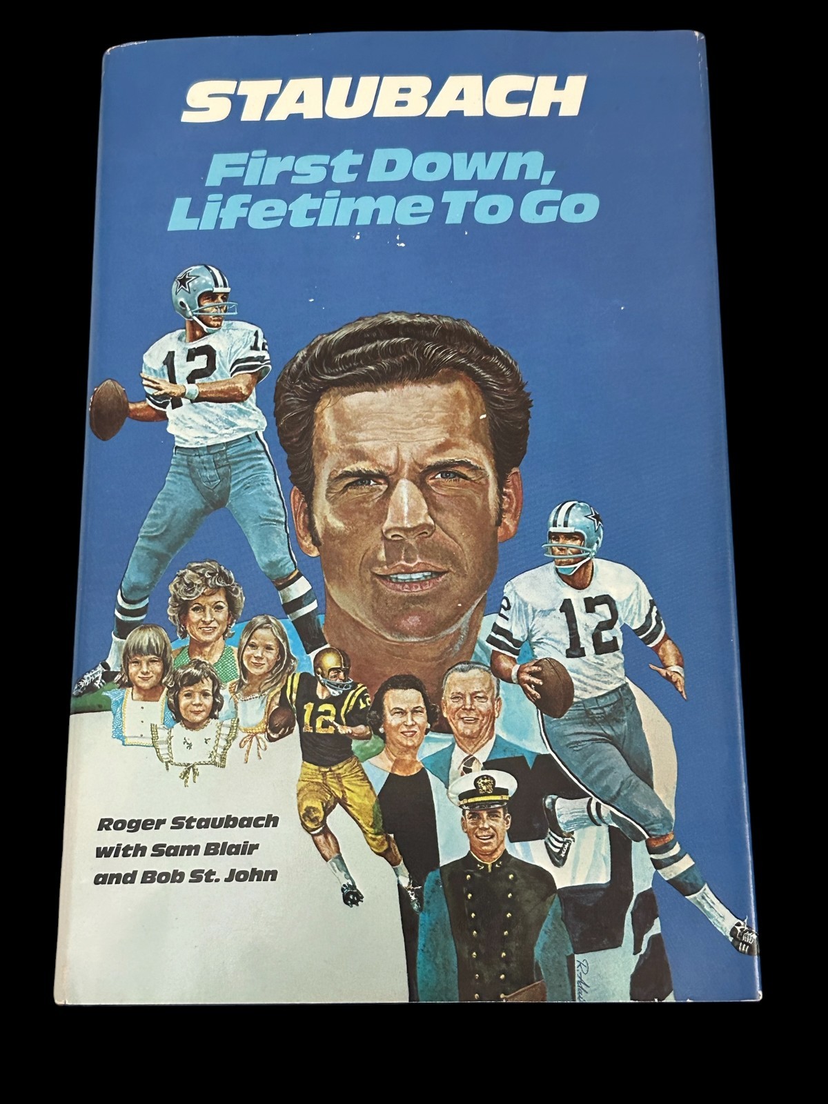 Roger Staubach Navy Heisman Trophy Dallas Cowboys HOF Signed Autograph Book JSA