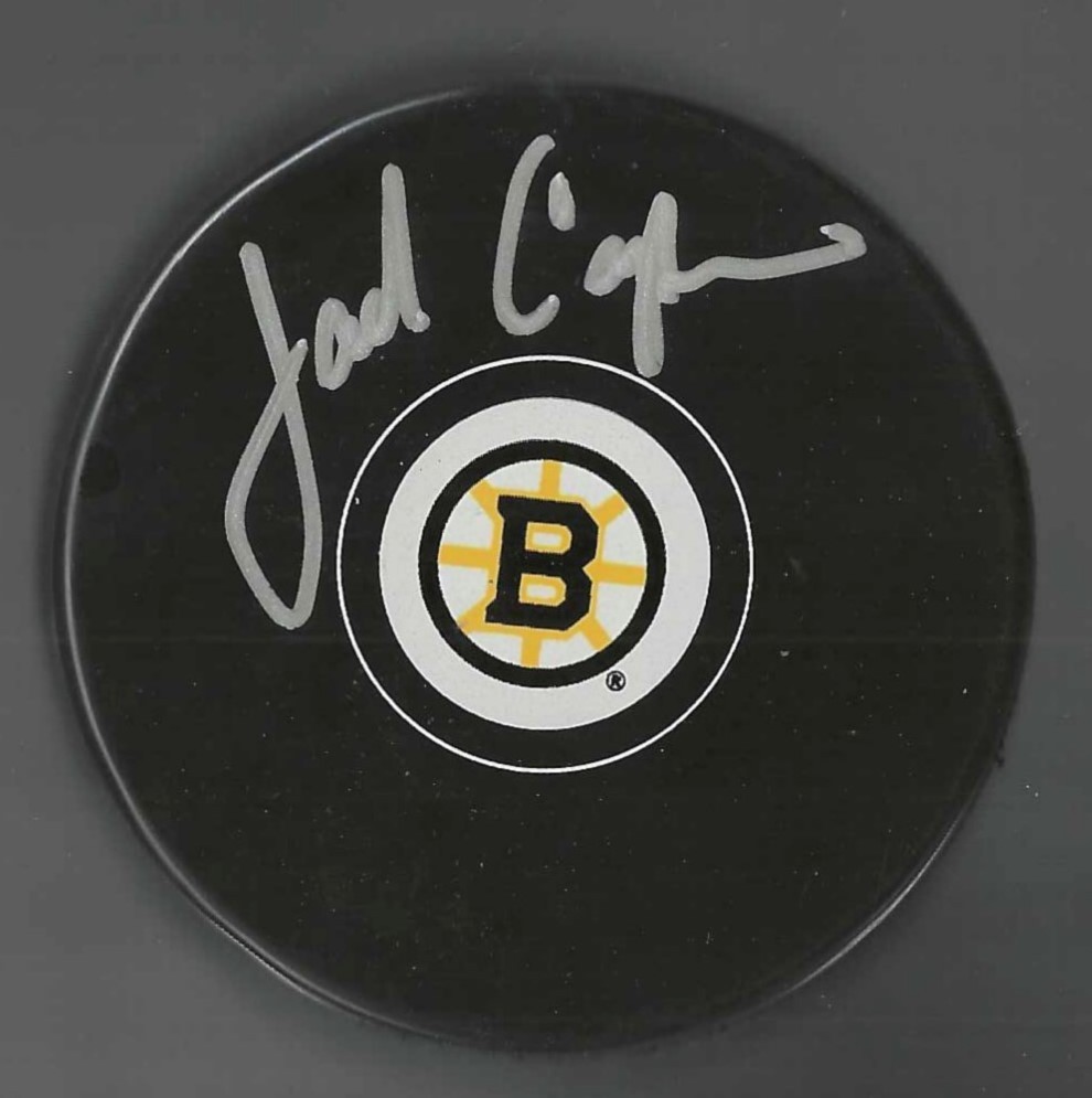 Jack Capuano Signed Boston Bruins Puck
